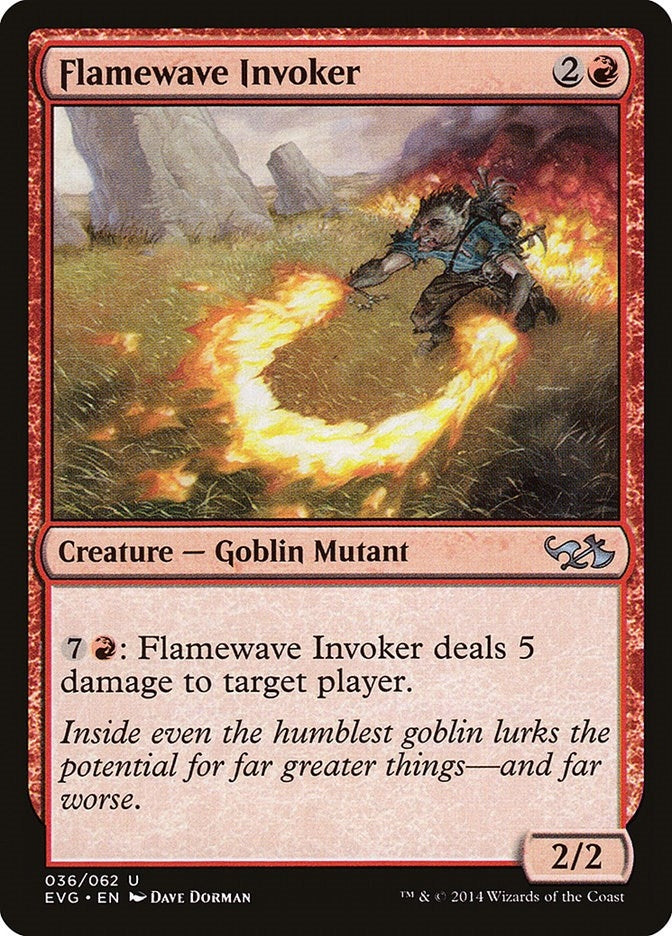 Image for Flamewave Invoker (EVG) (Duel Decks: Anthology) (36) - Magic: The Gathering