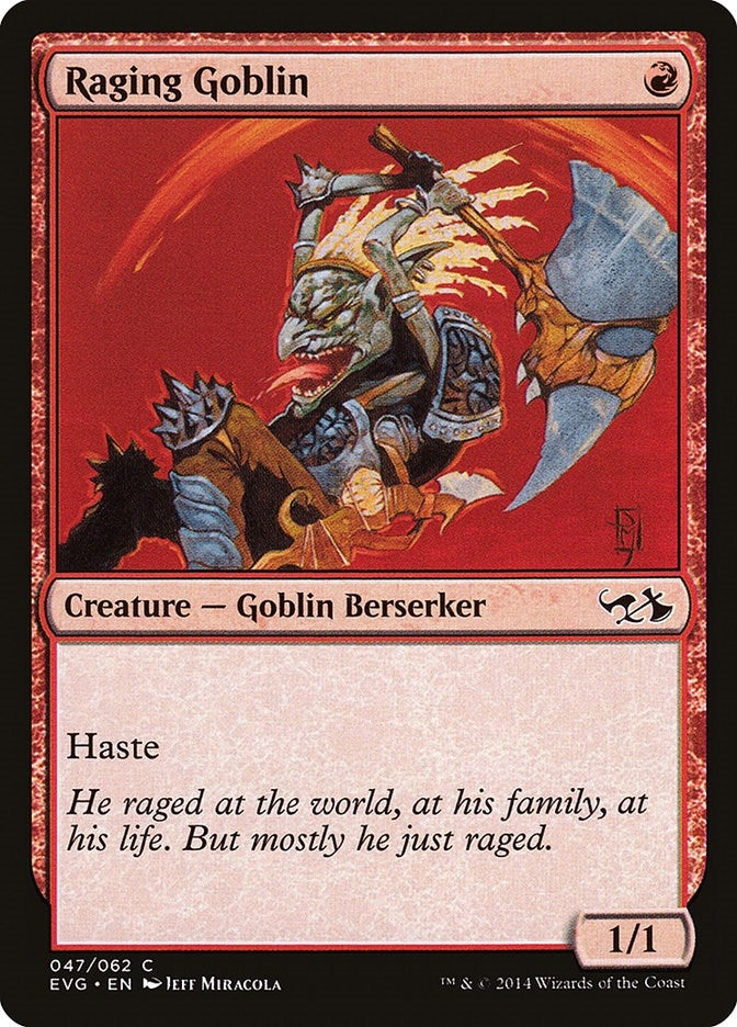 Image for Raging Goblin (Duel Decks: Anthology) (47) - Magic: The Gathering