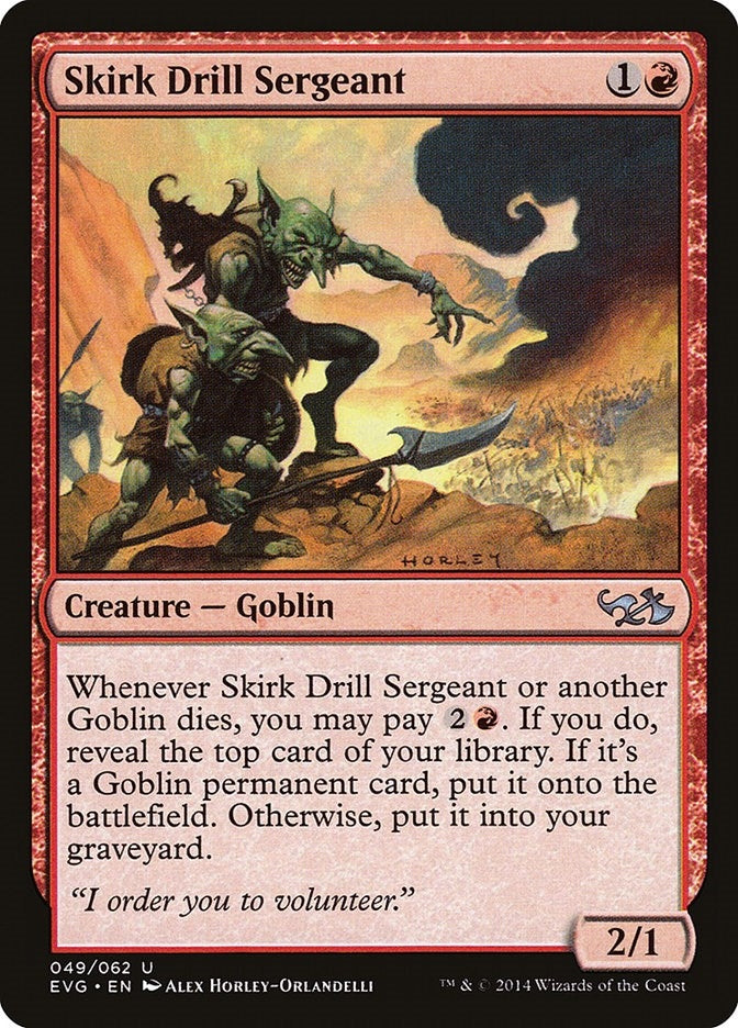Image for Skirk Drill Sergeant (Duel Decks: Anthology) (49) - Magic: The Gathering