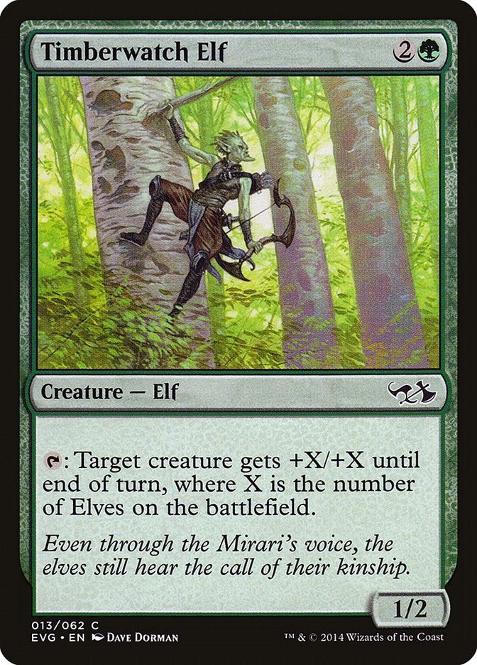 Image for Timberwatch Elf (Duel Decks: Anthology) (13) - Magic: The Gathering