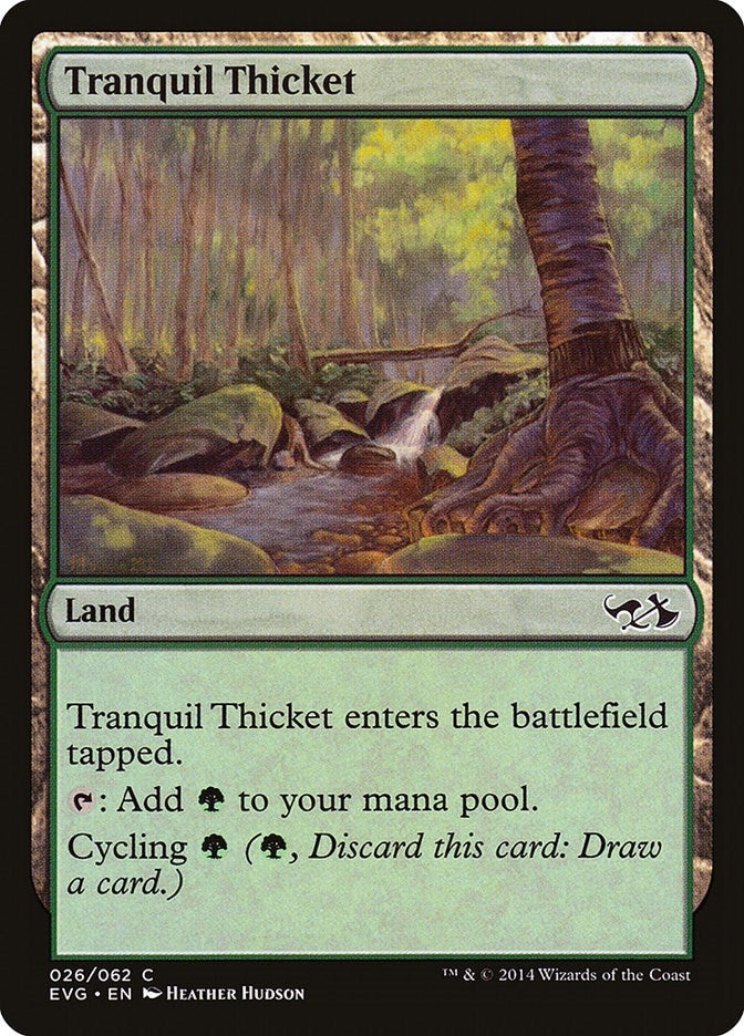 Image for Tranquil Thicket (Duel Decks: Anthology) (26) - Magic: The Gathering