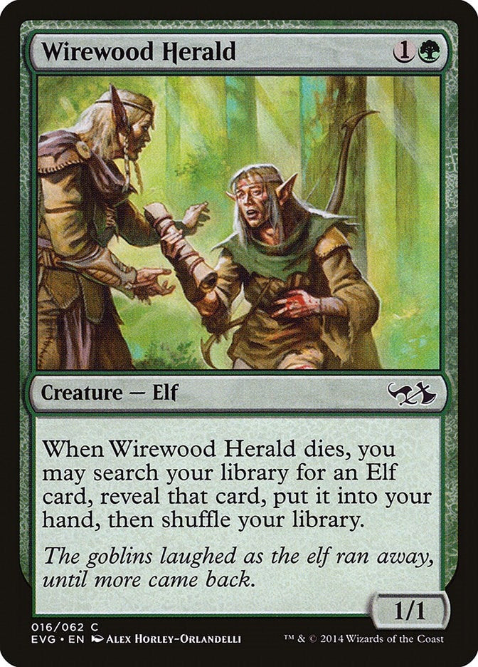 Image for Wirewood Herald (Duel Decks: Anthology) (16) - Magic: The Gathering