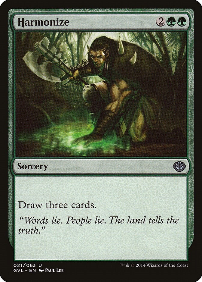 Image for Harmonize (GVL) (Duel Decks: Anthology) (21) - Magic: The Gathering