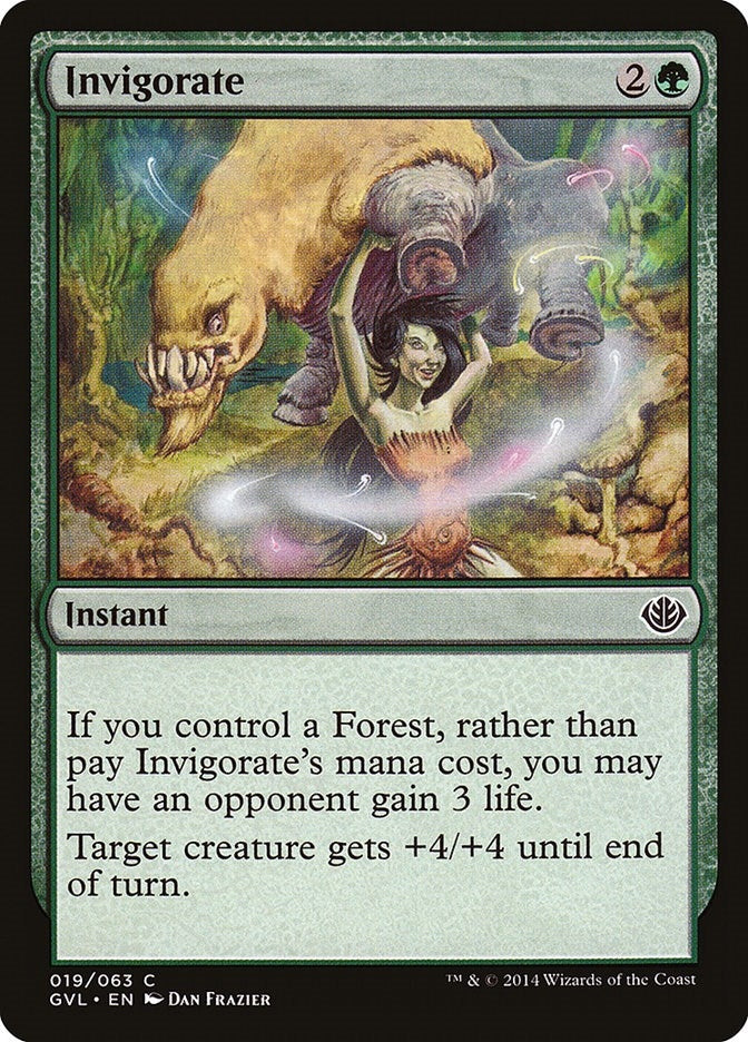 Image for Invigorate (Duel Decks: Anthology) (19) - Magic: The Gathering