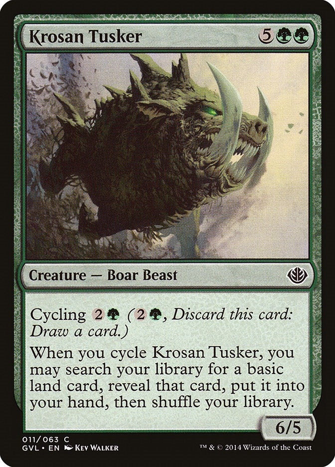Image for Krosan Tusker (Duel Decks: Anthology) (11) - Magic: The Gathering