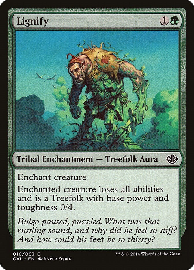 Image for Lignify (Duel Decks: Anthology) (16) - Magic: The Gathering