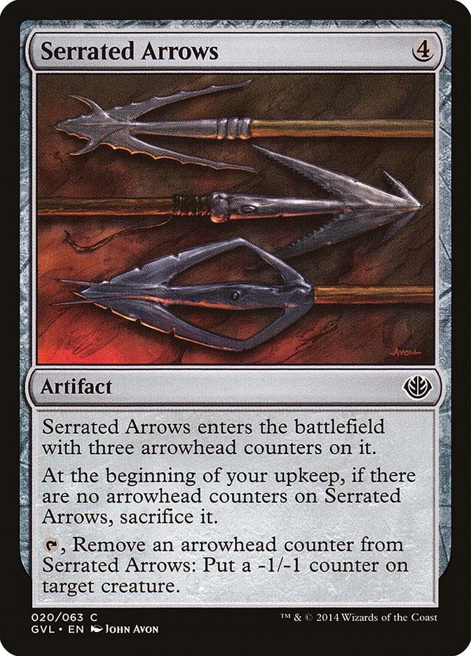 Image for Serrated Arrows (Duel Decks: Anthology) (20) - Magic: The Gathering