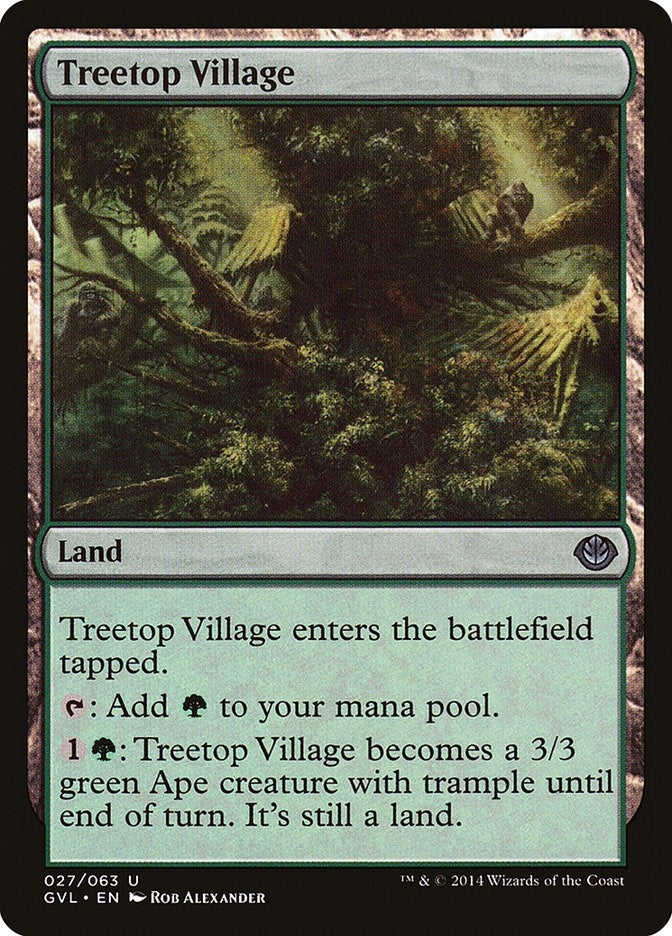Image for Treetop Village (Duel Decks: Anthology) (27) - Magic: The Gathering