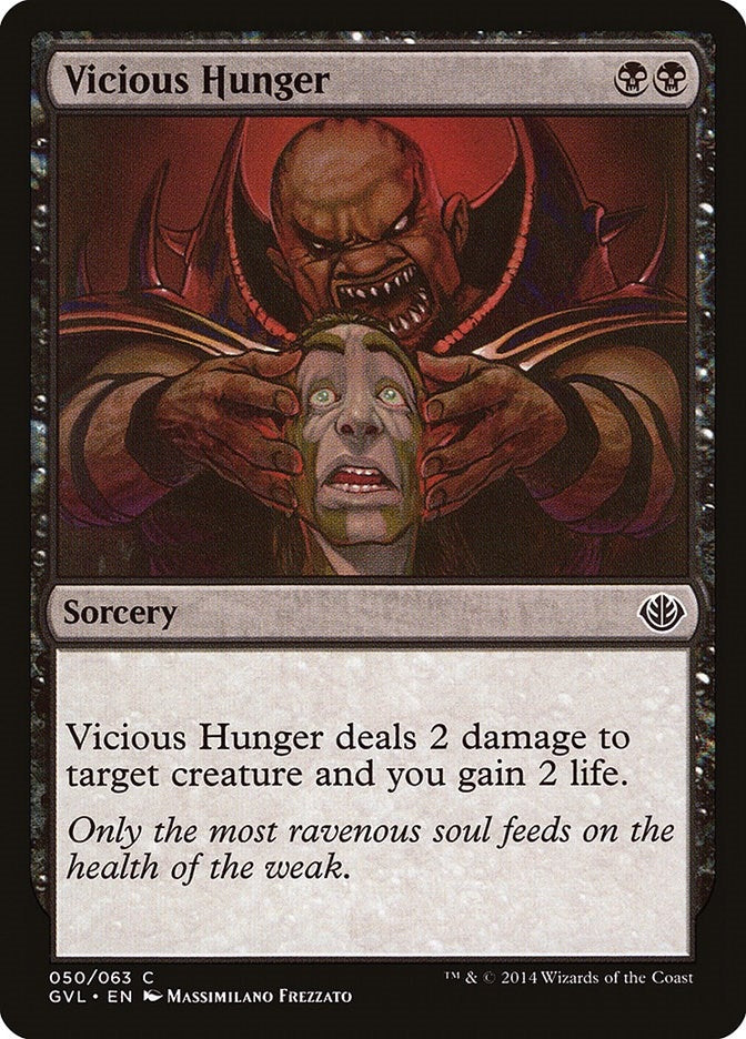 Image for Vicious Hunger (Duel Decks: Anthology) (50) - Magic: The Gathering