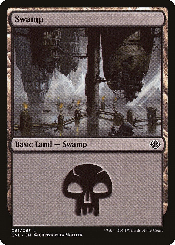 Image for Swamp (061) (GVL) (Duel Decks: Anthology) (61) - Magic: The Gathering