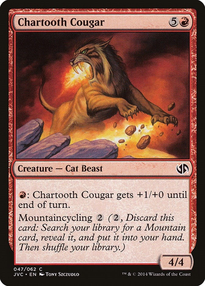 Image for Chartooth Cougar (Duel Decks: Anthology) (47) - Magic: The Gathering