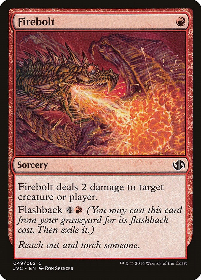 Image for Firebolt (Duel Decks: Anthology) (49) - Magic: The Gathering