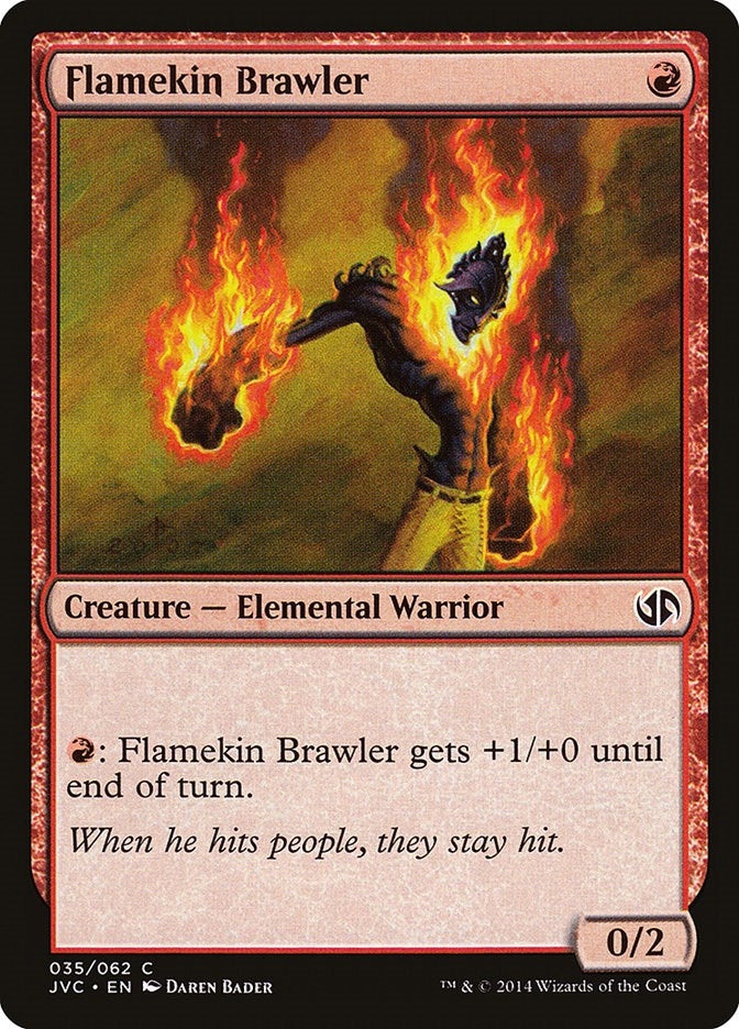 Image for Flamekin Brawler (Duel Decks: Anthology) (35) - Magic: The Gathering