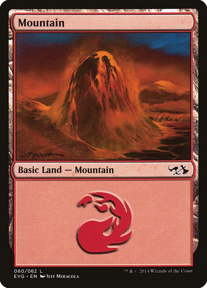 Image for Mountain (060) (EVG) (Duel Decks: Anthology) (60) - Magic: The Gathering