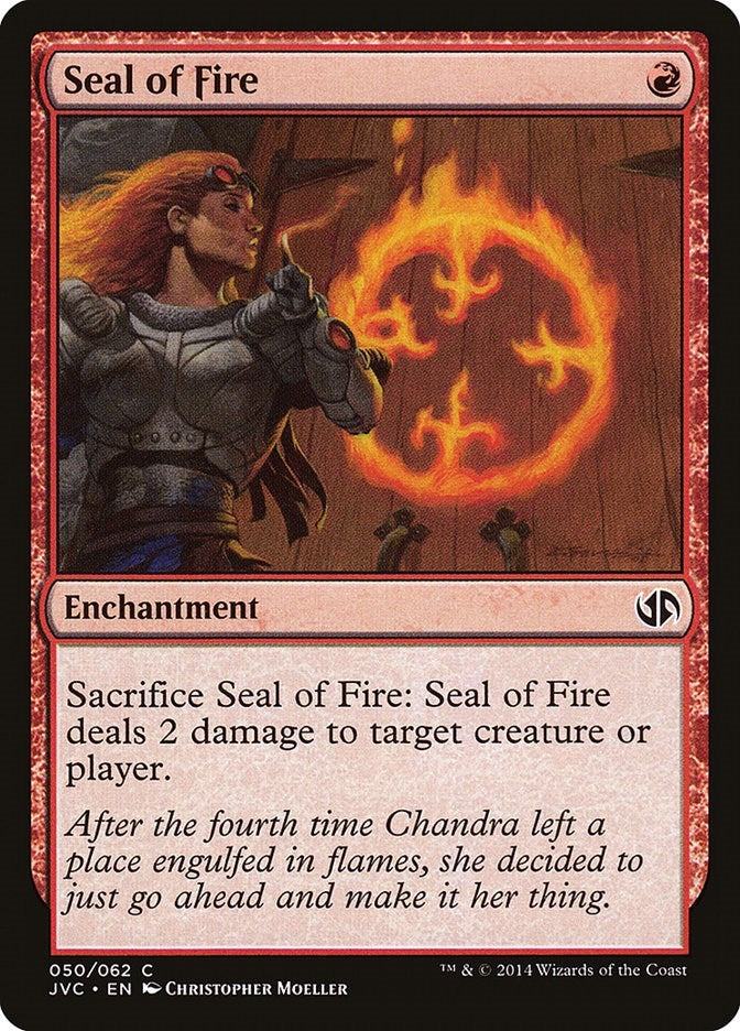 Image for Seal of Fire (Duel Decks: Anthology) (50) - Magic: The Gathering