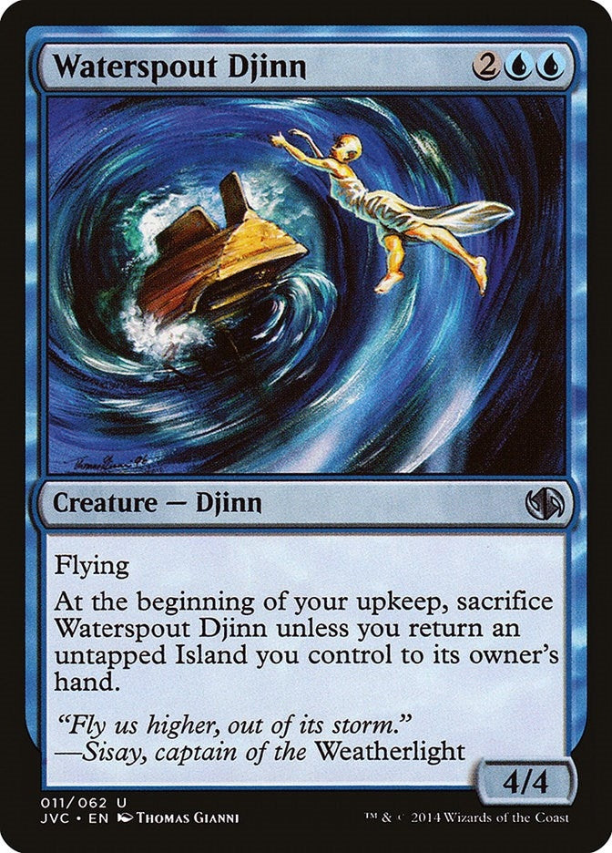 Image for Waterspout Djinn (Duel Decks: Anthology) (11) - Magic: The Gathering