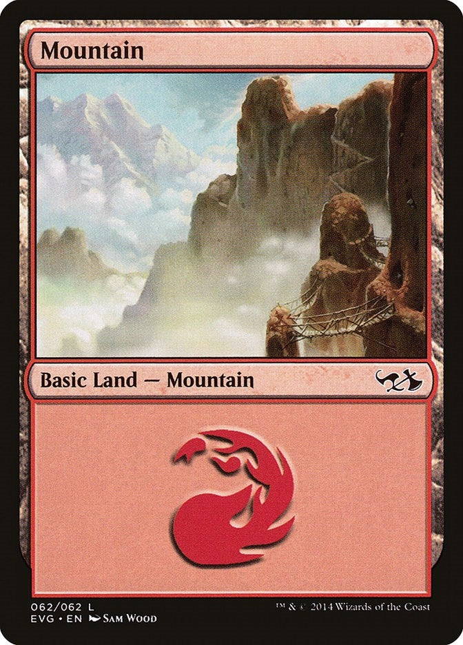 Image for Mountain (062) (EVG) (Duel Decks: Anthology) (62) - Magic: The Gathering