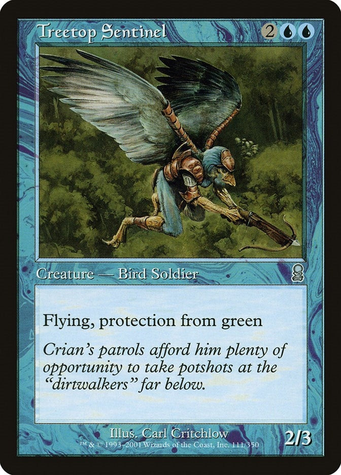 Image for Treetop Sentinel (Odyssey) (111) - Magic: The Gathering