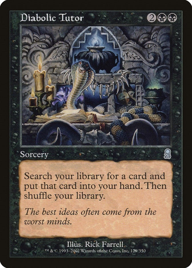 Image for Diabolic Tutor (Odyssey) (129) - Magic: The Gathering