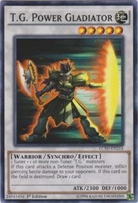Image for T.G. Power Gladiator (Legendary Collection 5D's) (LC5D-EN214) - YuGiOh