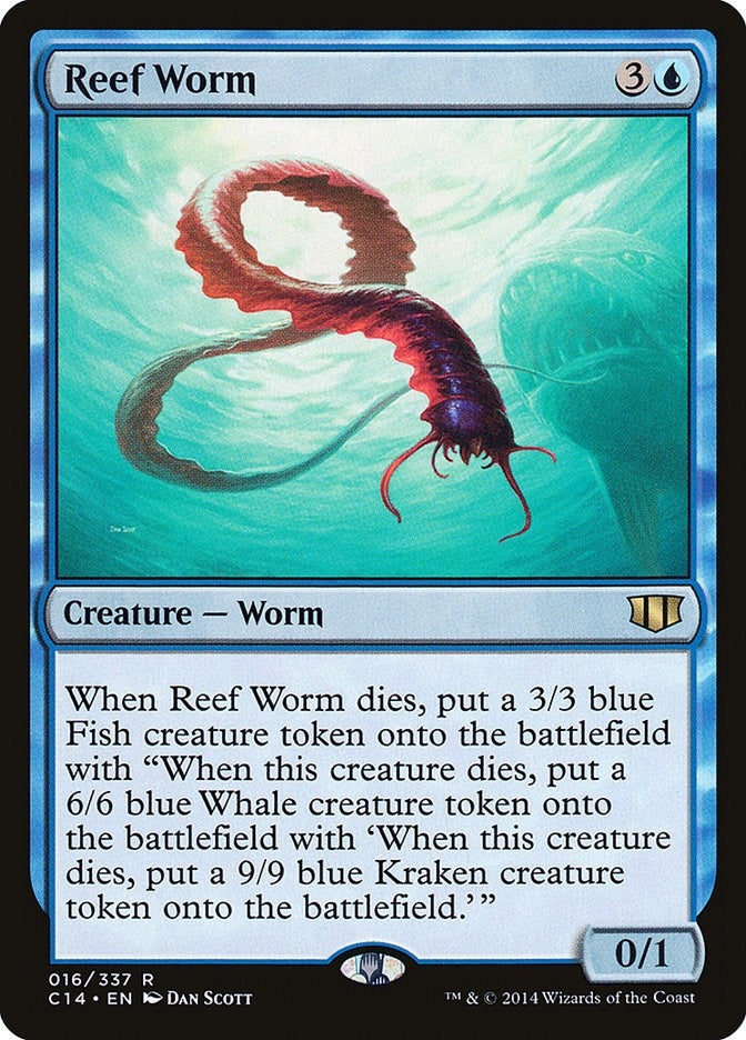 Image for Reef Worm (Commander 2014) (16) - Magic: The Gathering