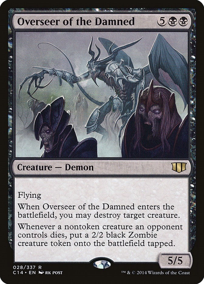 Image for Overseer of the Damned (Commander 2014) (28) - Magic: The Gathering