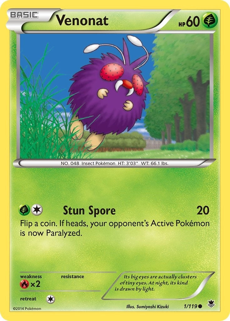 Image for Venonat (XY - Phantom Forces) (1/119) - Pokemon
