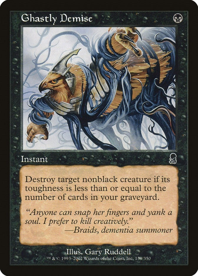 Image for Ghastly Demise (Odyssey) (139) - Magic: The Gathering