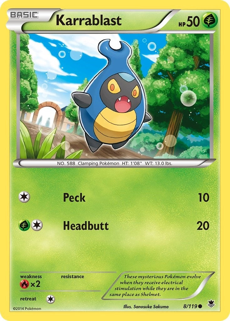 Image for Karrablast (XY - Phantom Forces) (8/119) - Pokemon