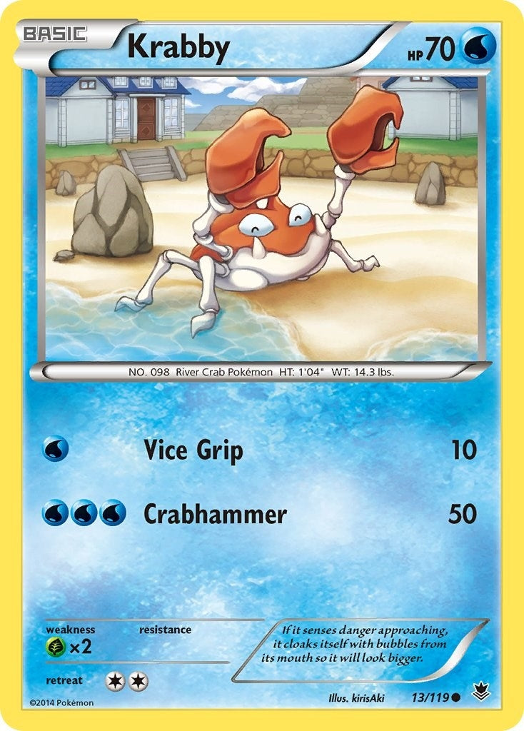 Image for Krabby (XY - Phantom Forces) (13/119) - Pokemon