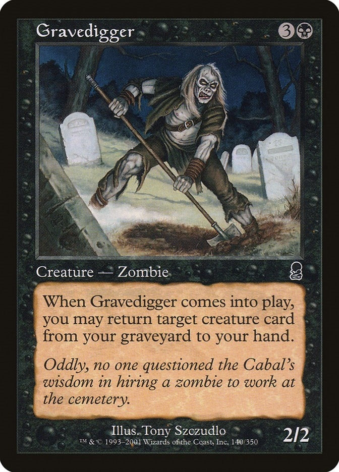 Image for Gravedigger (Odyssey) (140) - Magic: The Gathering