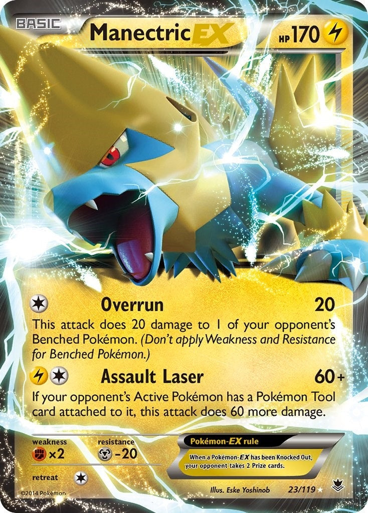 Image for Manectric EX (XY - Phantom Forces) (23/119) - Pokemon