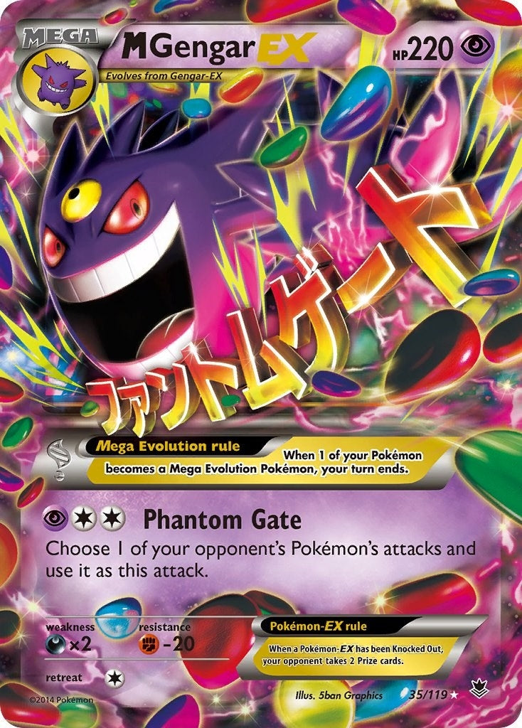 Image for M Gengar EX (XY - Phantom Forces) (35/119) - Pokemon