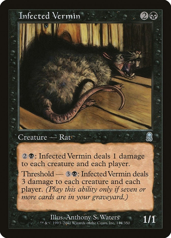 Image for Infected Vermin (Odyssey) (144) - Magic: The Gathering