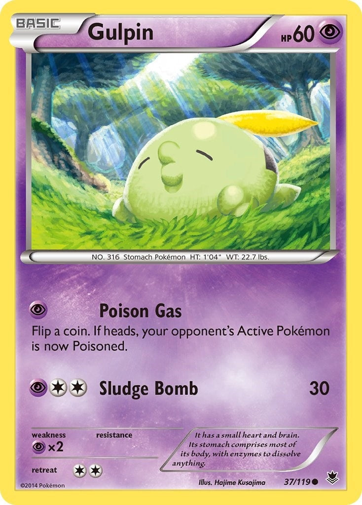 Image for Gulpin (XY - Phantom Forces) (37/119) - Pokemon