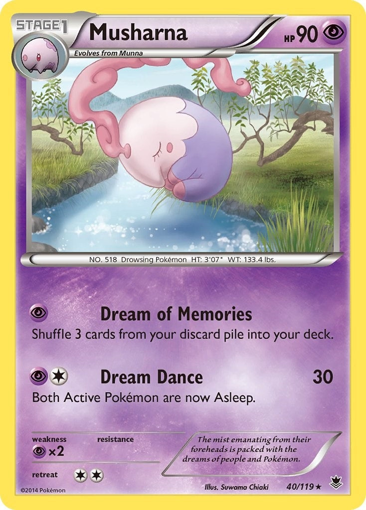 Image for Musharna (XY - Phantom Forces) (40/119) - Pokemon