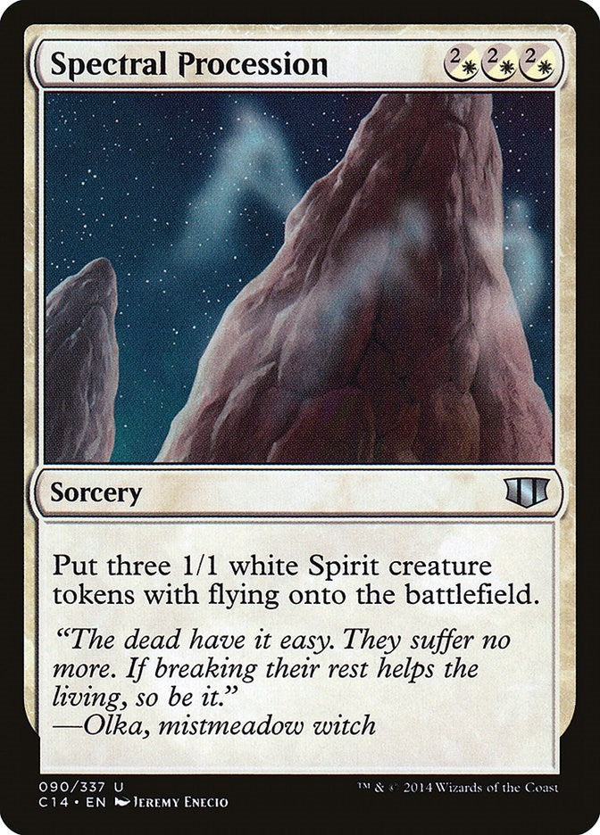 Image for Spectral Procession (Commander 2014) (90) - Magic: The Gathering
