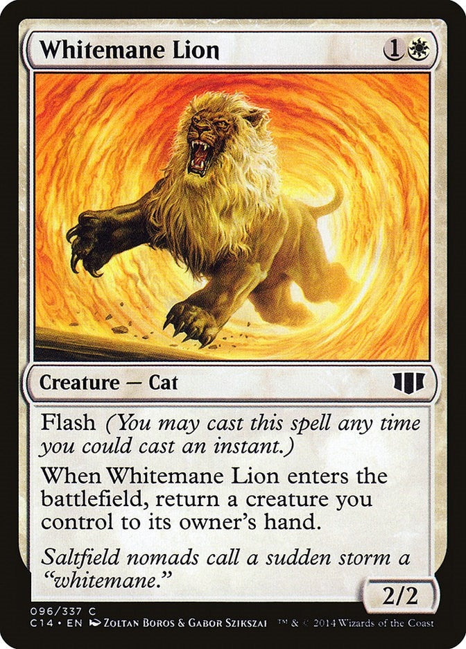 Image for Whitemane Lion (Commander 2014) (96) - Magic: The Gathering