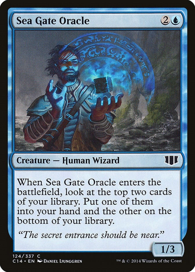 Image for Sea Gate Oracle (Commander 2014) (124) - Magic: The Gathering