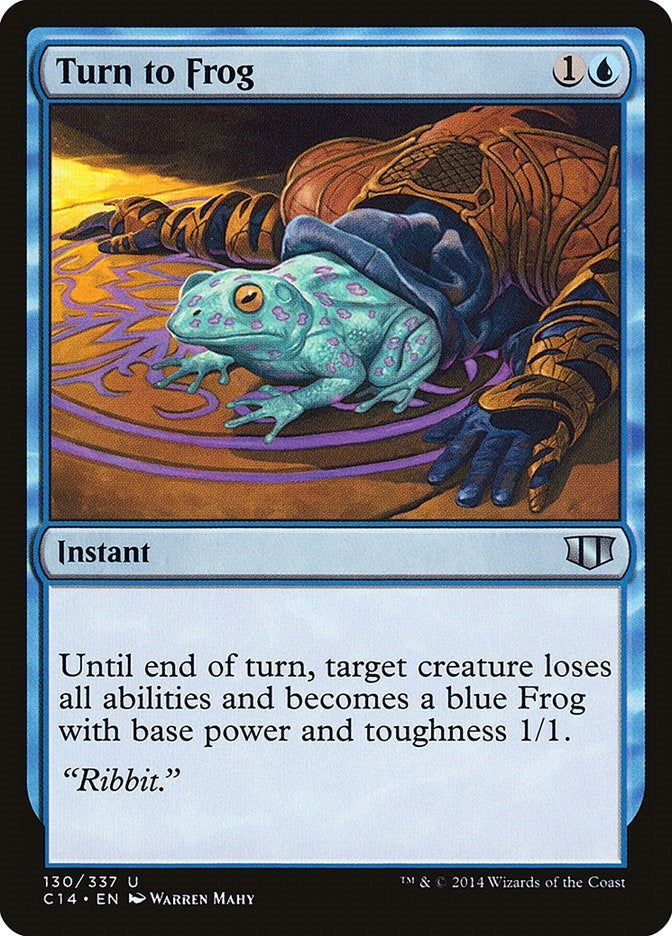 Image for Turn to Frog (Commander 2014) (130) - Magic: The Gathering