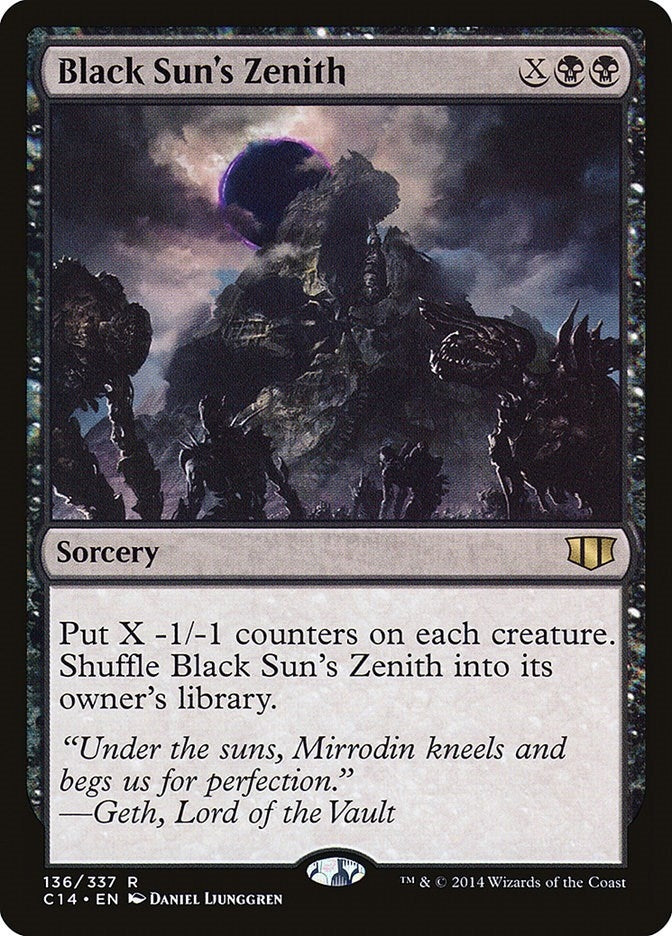 Image for Black Sun's Zenith (Commander 2014) (136) - Magic: The Gathering
