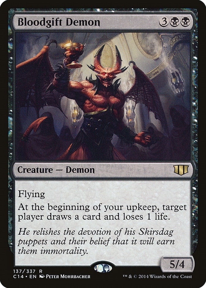 Image for Bloodgift Demon (Commander 2014) (137) - Magic: The Gathering