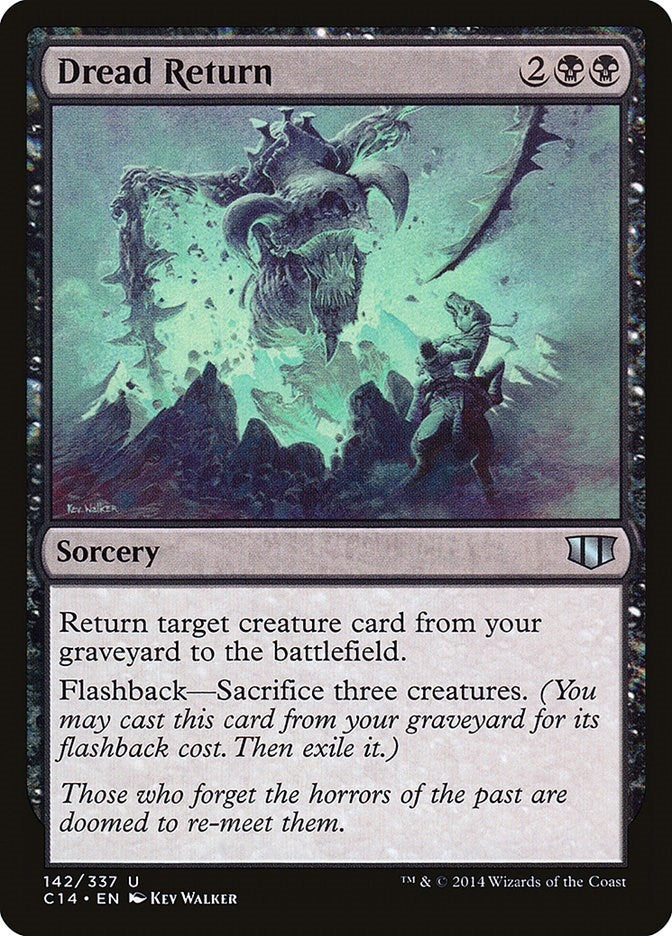 Image for Dread Return (Commander 2014) (142) - Magic: The Gathering