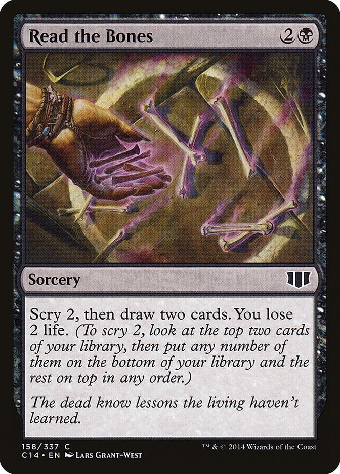 Image for Read the Bones (Commander 2014) (158) - Magic: The Gathering