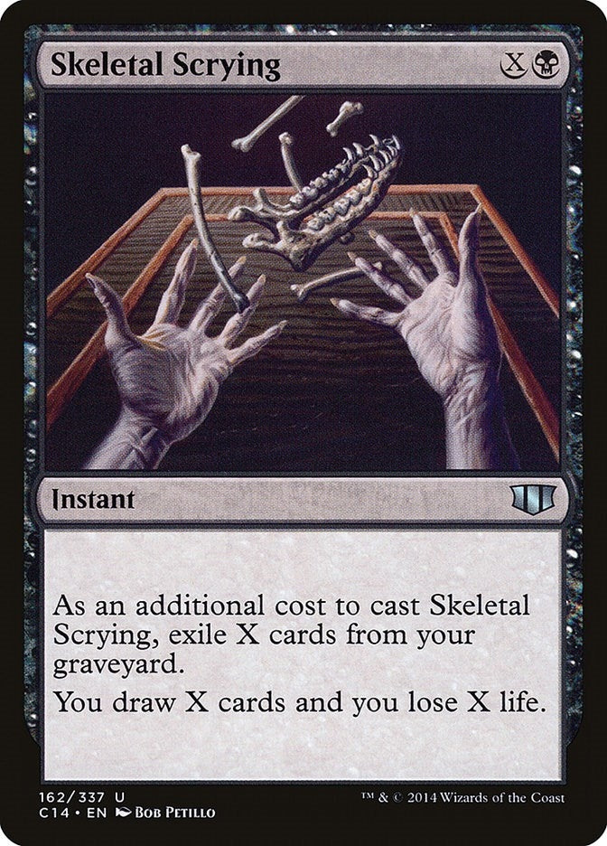 Image for Skeletal Scrying (Commander 2014) (162) - Magic: The Gathering