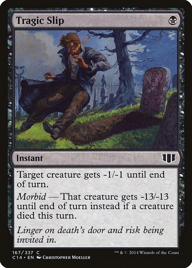 Image for Tragic Slip (Commander 2014) (167) - Magic: The Gathering