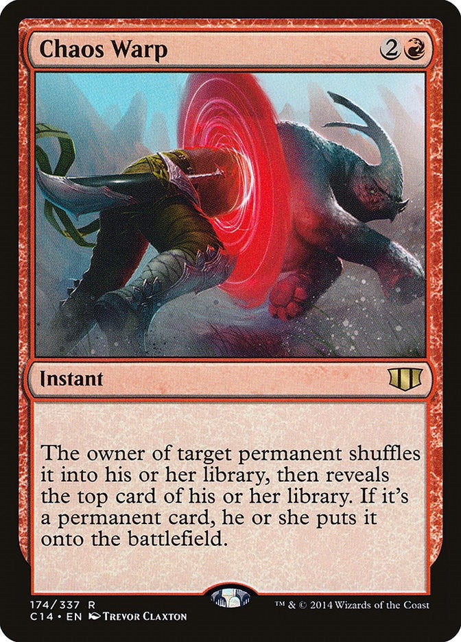 Image for Chaos Warp (Commander 2014) (174) - Magic: The Gathering