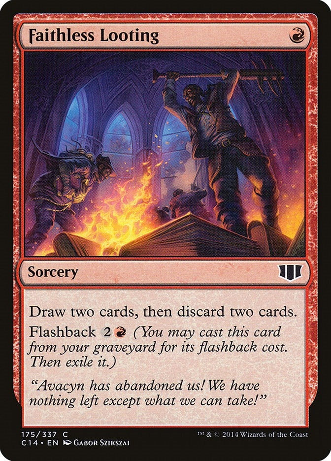 Image for Faithless Looting (Commander 2014) (175) - Magic: The Gathering