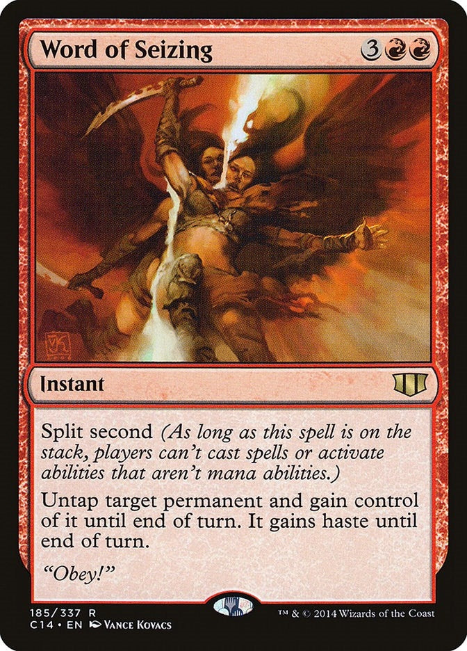 Image for Word of Seizing (Commander 2014) (185) - Magic: The Gathering