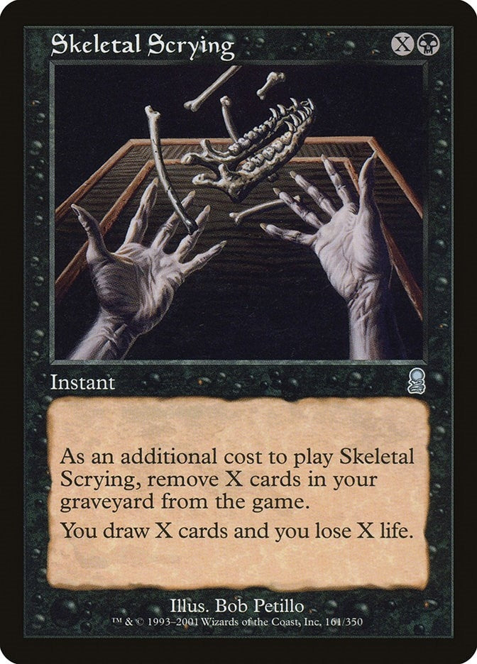 Image for Skeletal Scrying (Odyssey) (161) - Magic: The Gathering